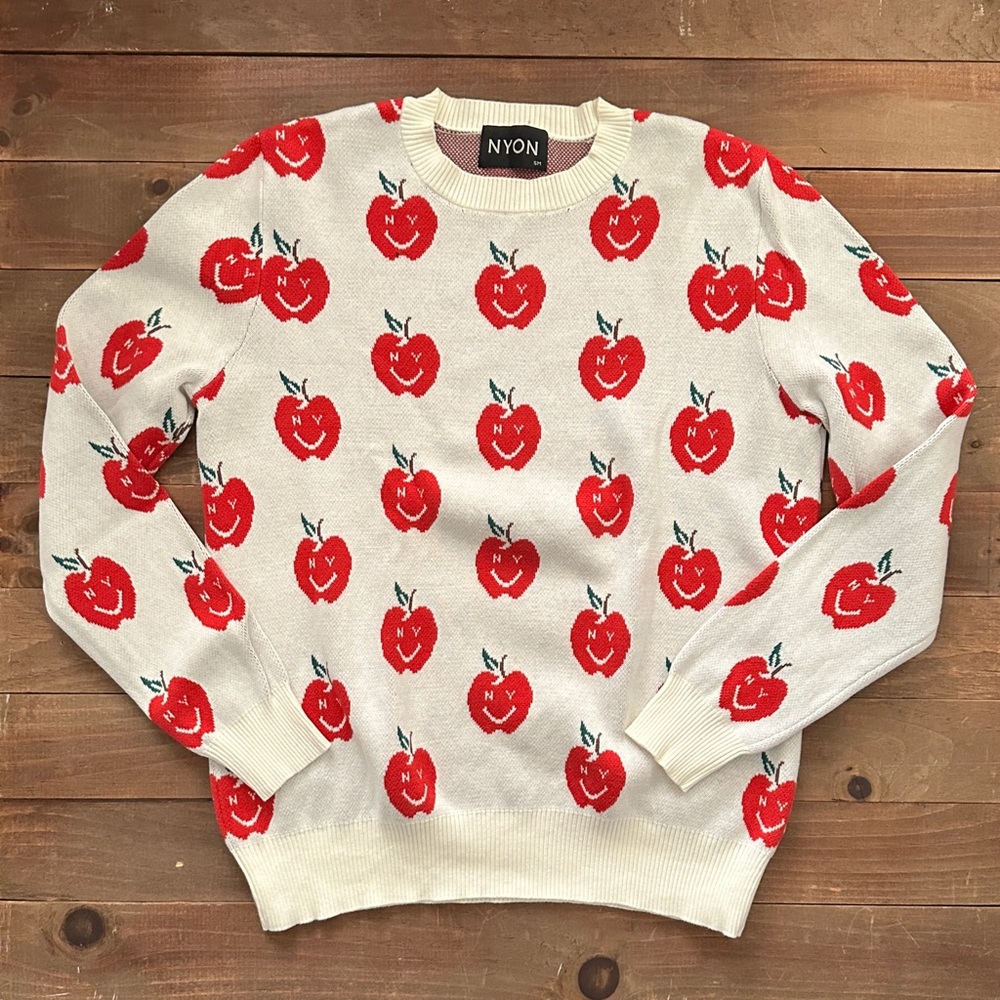 NYON Unisex Mascot Knit Crewneck Sweater